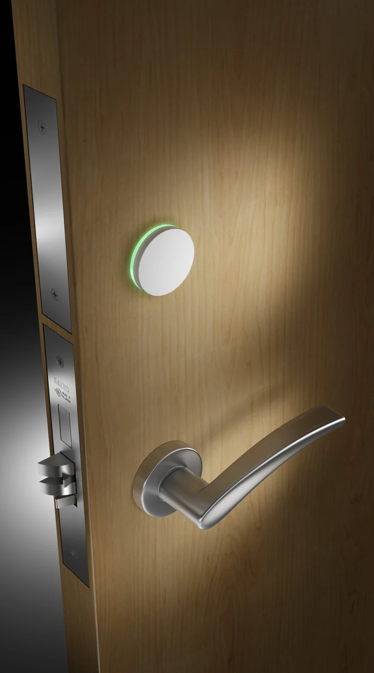 AElement_Fusion_wood_door_white_reader